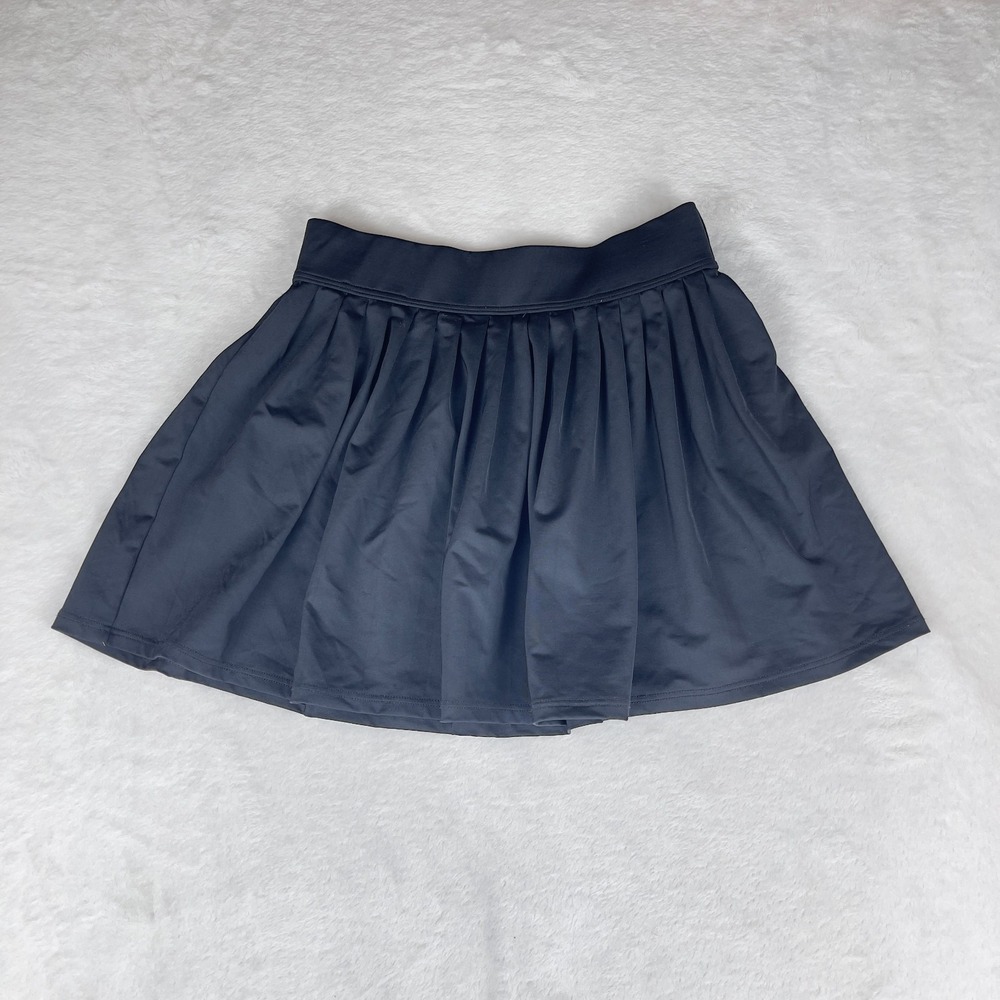 Kate Spade New York Mini Skirt Womens Small Black Pleated High Waisted Pull On